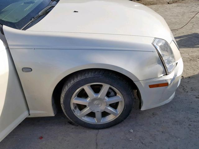 1G6DW677160195673 - 2006 CADILLAC STS WHITE photo 9