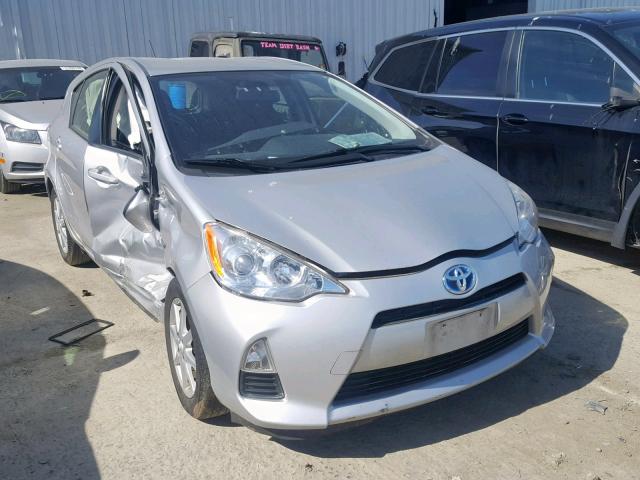 JTDKDTB31D1037547 - 2013 TOYOTA PRIUS C SILVER photo 1