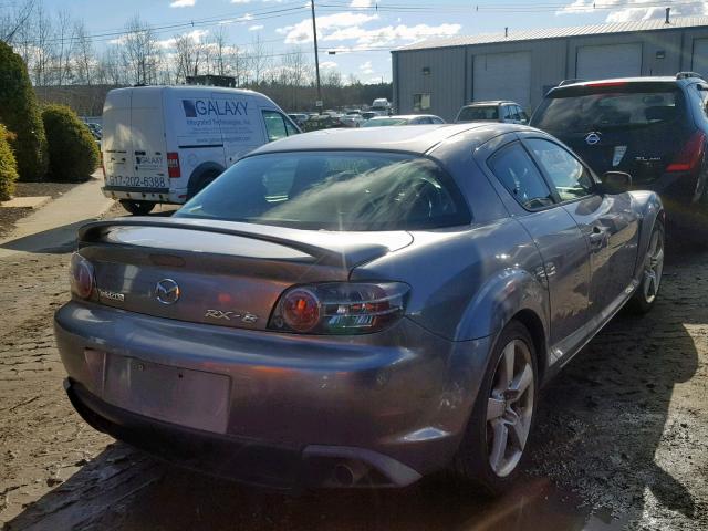 JM1FE173440136641 - 2004 MAZDA RX8 SILVER photo 4