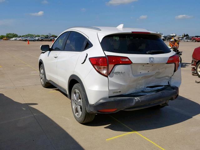 3CZRU5H75GM711740 - 2016 HONDA HR-V EXL WHITE photo 3