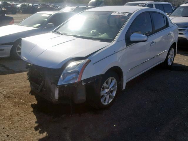 3N1AB6AP6BL624536 - 2011 NISSAN SENTRA 2.0 WHITE photo 2