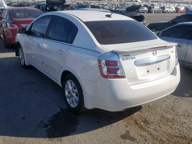 3N1AB6AP6BL624536 - 2011 NISSAN SENTRA 2.0 WHITE photo 3