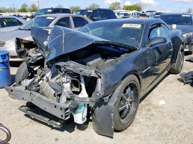 2G1FE1E38C9192470 - 2012 CHEVROLET CAMARO LS GRAY photo 2