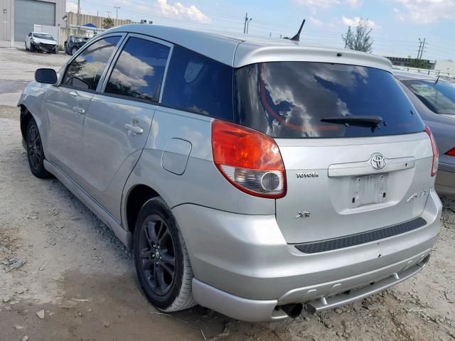 2T1KR32E23C051602 - 2003 TOYOTA MATRIX XR SILVER photo 3