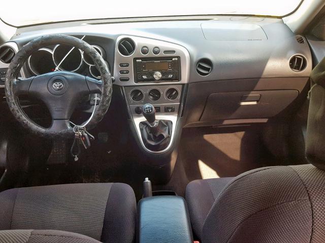 2T1KR32E23C051602 - 2003 TOYOTA MATRIX XR SILVER photo 9