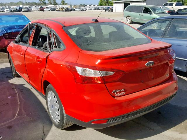 1FAHP3F20CL232020 - 2012 FORD FOCUS SE RED photo 3