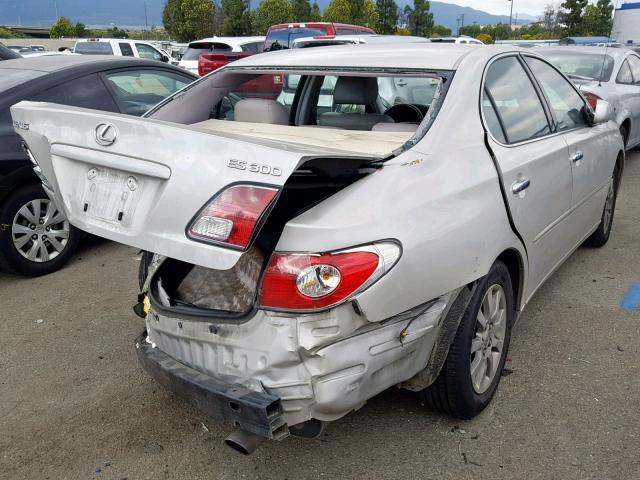 JTHBF30G620027744 - 2002 LEXUS ES 300 BEIGE photo 4