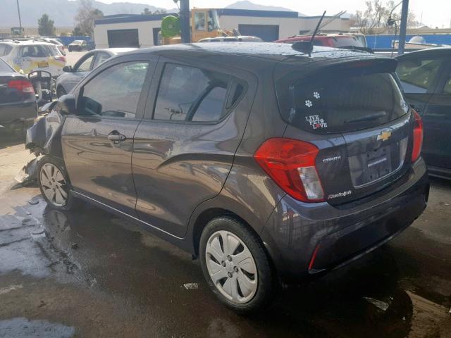 KL8CB6SAXGC615124 - 2016 CHEVROLET SPARK LS CHARCOAL photo 3