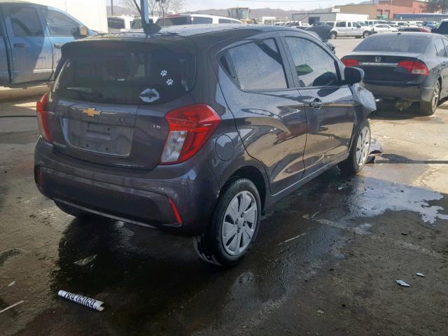 KL8CB6SAXGC615124 - 2016 CHEVROLET SPARK LS CHARCOAL photo 4