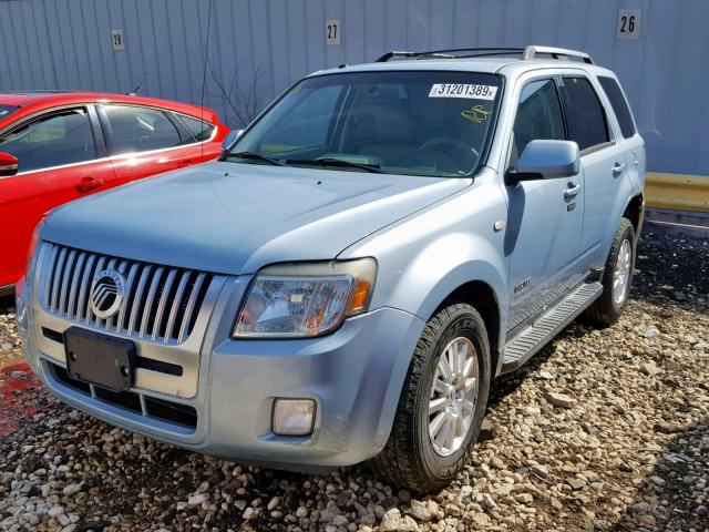 4M2CU87158KJ20773 - 2008 MERCURY MARINER PR BLUE photo 2