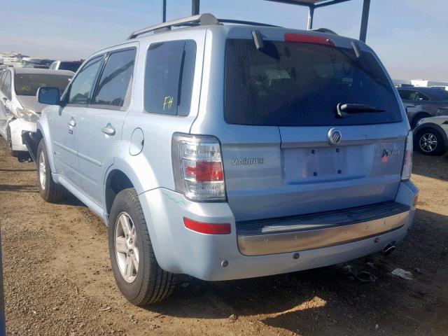 4M2CU29H88KJ43567 - 2008 MERCURY MARINER HE BLUE photo 3