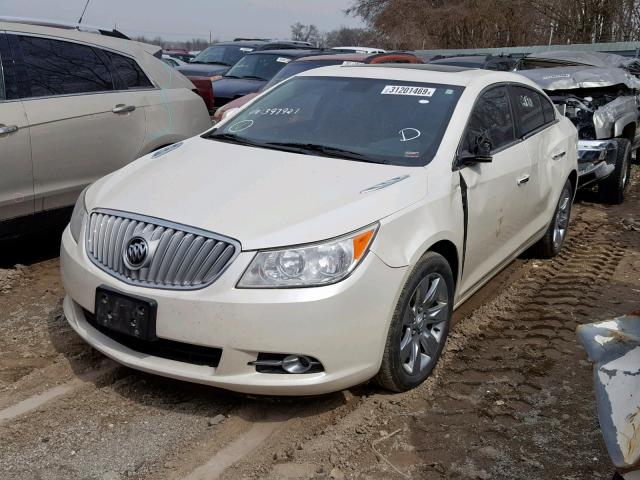 1G4GE5ED4BF397927 - 2011 BUICK LACROSSE C WHITE photo 2