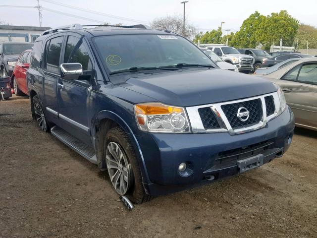 5N1AA0ND4FN603358 - 2015 NISSAN ARMADA SV BLUE photo 1