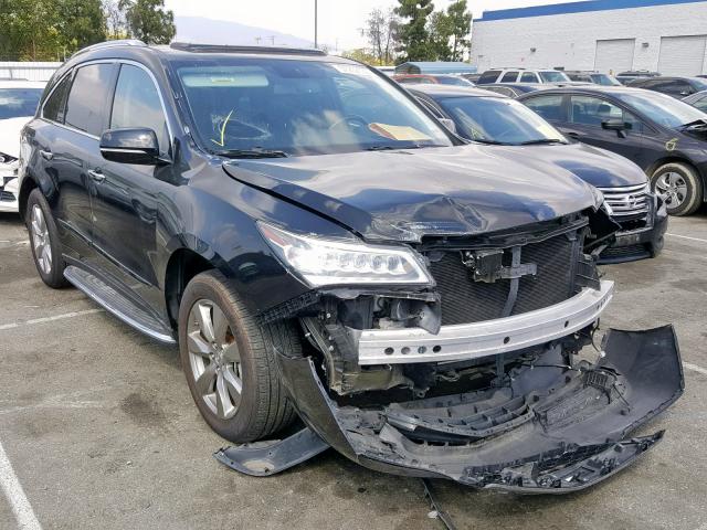 5FRYD4H83EB010411 - 2014 ACURA MDX ADVANC BLACK photo 1