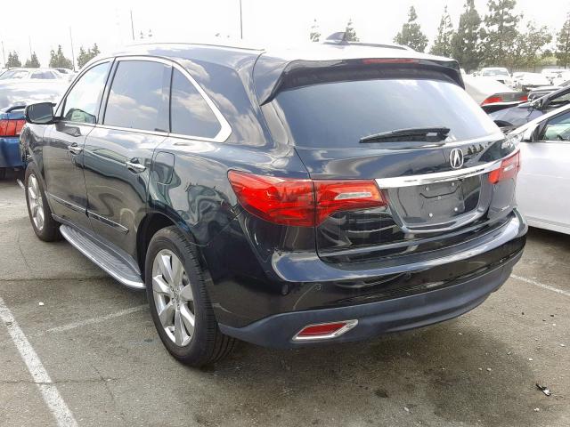 5FRYD4H83EB010411 - 2014 ACURA MDX ADVANC BLACK photo 3