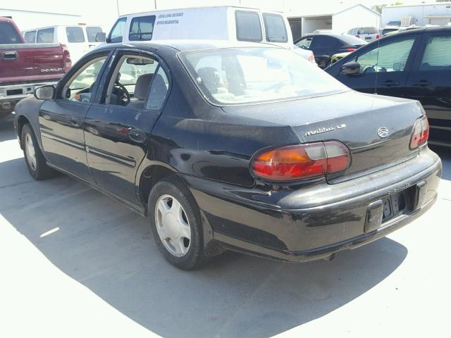 1G1NE52J1Y6272309 - 2000 CHEVROLET MALIBU LS BLACK photo 3