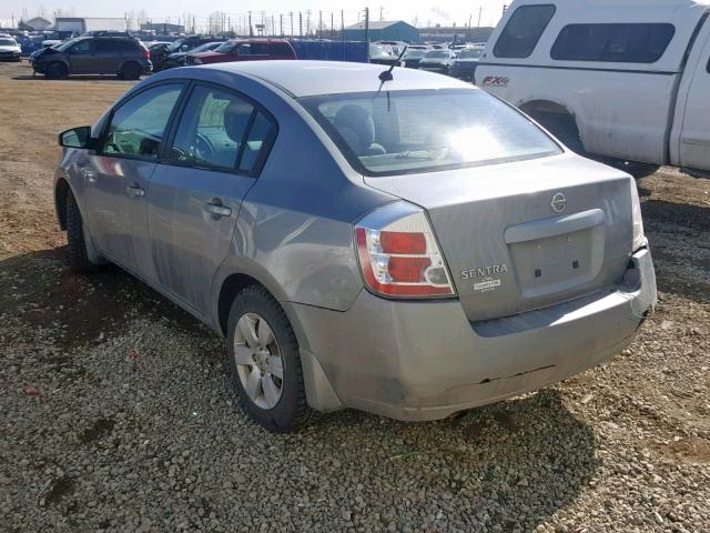 3N1AB61E18L673506 - 2008 NISSAN SENTRA 2.0 SILVER photo 3