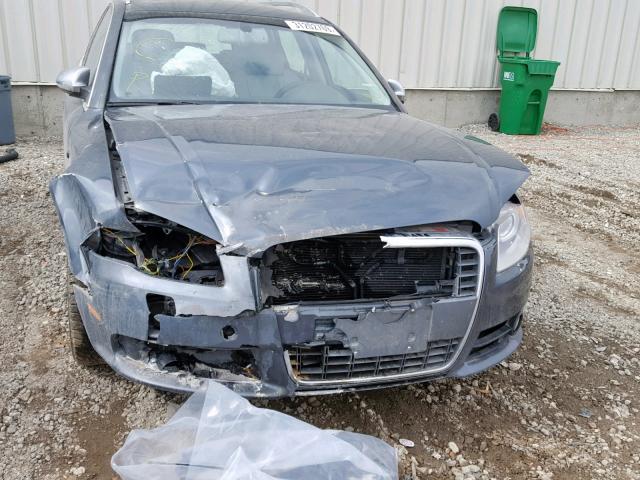 WAUUL58E88A104986 - 2008 AUDI S4 AVANT Q GRAY photo 9