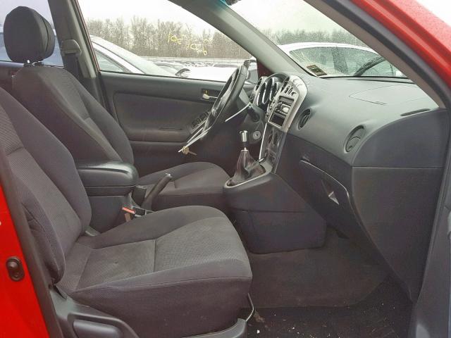 2T1KR32E23C065242 - 2003 TOYOTA MATRIX 红色 照片 5