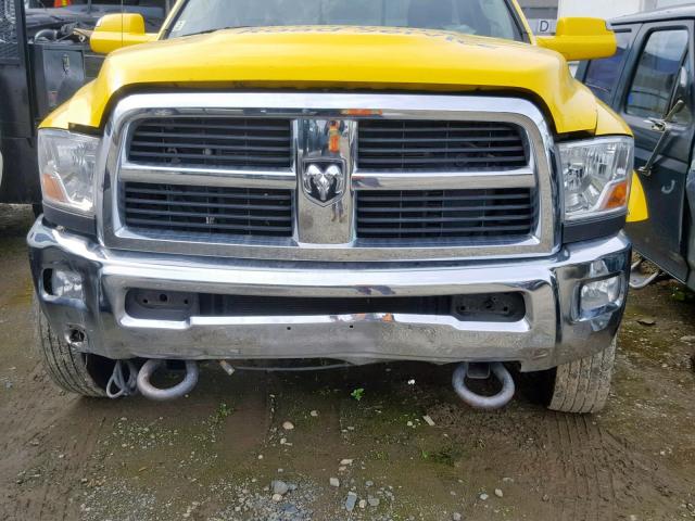 3D6WA7EL5BG525132 - 2011 DODGE RAM 5500 YELLOW photo 9