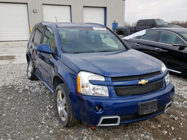 2CNDL037686314204 - 2008 CHEVROLET EQUINOX SP BLUE photo 1