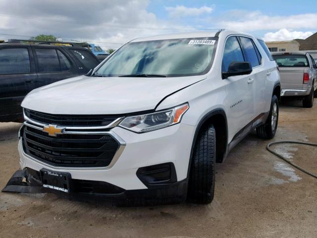 1GNERFKW5JJ116796 - 2018 CHEVROLET TRAVERSE L WHITE photo 2