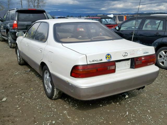 JT8GK13T2R0012828 - 1994 LEXUS ES 300 WHITE photo 3