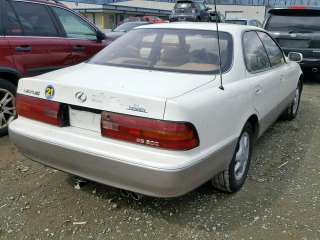 JT8GK13T2R0012828 - 1994 LEXUS ES 300 WHITE photo 4