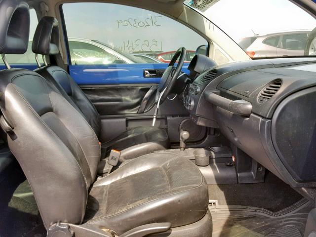 3VWCD21C51M431032 - 2001 VOLKSWAGEN NEW BEETLE Mavi foto 5