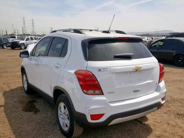 KL7CJLSB3HB224063 - 2017 CHEVROLET TRAX 1LT WHITE photo 3