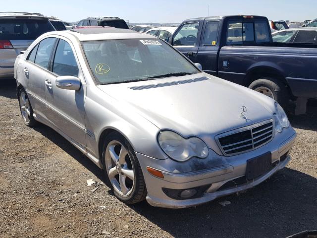 WDBRF40J25F604223 - 2005 MERCEDES-BENZ C 230K SPO SILVER photo 1