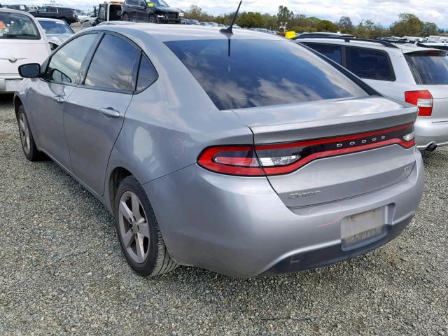 1C3CDFBBXFD390517 - 2015 DODGE DART SXT GRAY photo 3