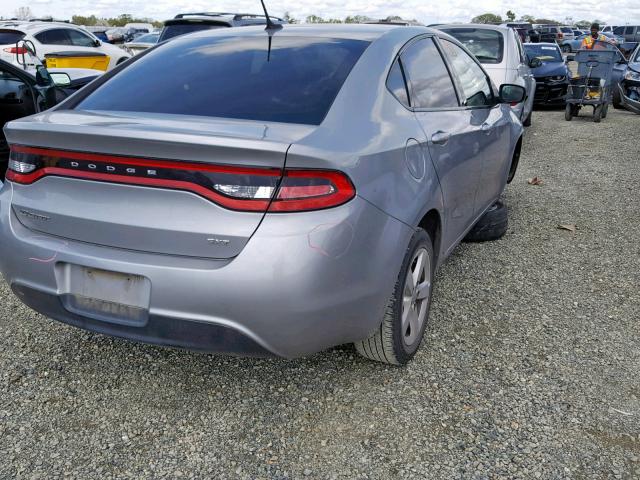 1C3CDFBBXFD390517 - 2015 DODGE DART SXT GRAY photo 4