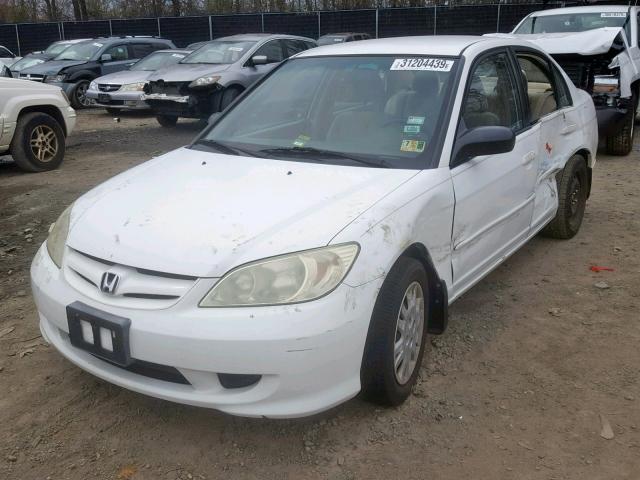 2HGES16504H514958 - 2004 HONDA CIVIC WHITE photo 2