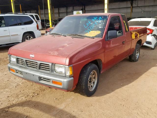 1N6SD16S7PC427256 - 1993 NISSAN TRUCK KING MAROON photo 2