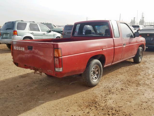 1N6SD16S7PC427256 - 1993 NISSAN TRUCK KING MAROON photo 4