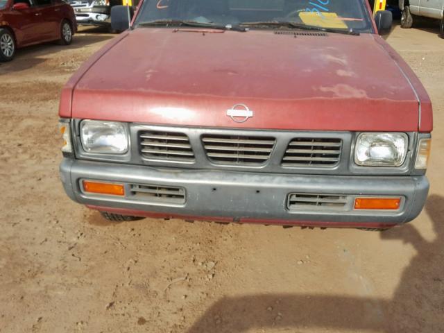 1N6SD16S7PC427256 - 1993 NISSAN TRUCK KING MAROON photo 9