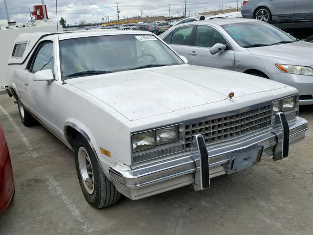 3GCCW80H7GS914202 - 1986 CHEVROLET EL CAMINO WHITE photo 1