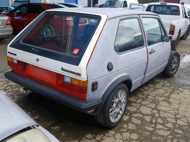 1VWDC0173EV049494 - 1984 VOLKSWAGEN RABBIT GTI GRAY photo 4