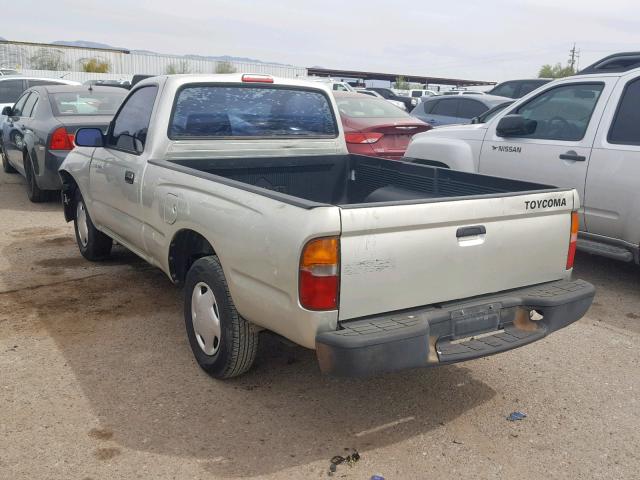 5TENL42N6YZ712506 - 2000 TOYOTA TACOMA SILVER photo 3