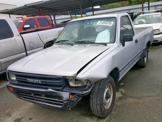 JT4RN81R9K0000263 - 1989 TOYOTA PICKUP 1/2 GRAY photo 2