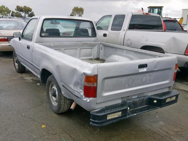 JT4RN81R9K0000263 - 1989 TOYOTA PICKUP 1/2 GRAY photo 3