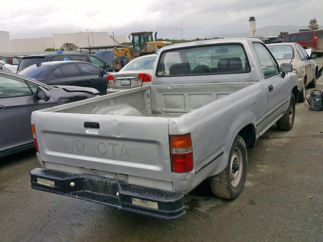 JT4RN81R9K0000263 - 1989 TOYOTA PICKUP 1/2 GRAY photo 4