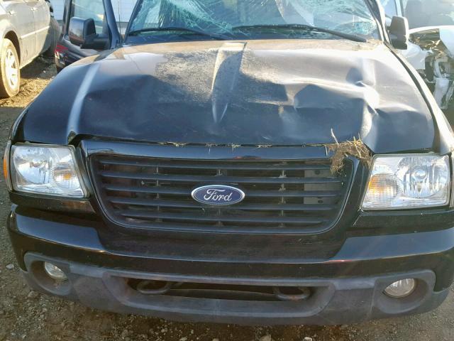 1FTZR45E98PA03684 - 2008 FORD RANGER SUP BLACK photo 7