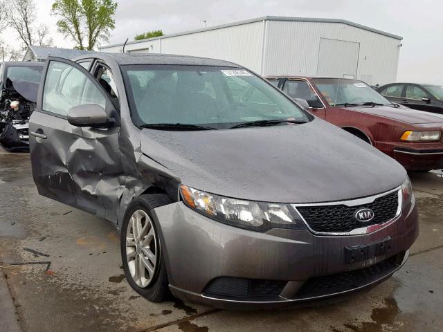 KNAFU5A29C5522075 - 2012 KIA FORTE EX CHARCOAL photo 1