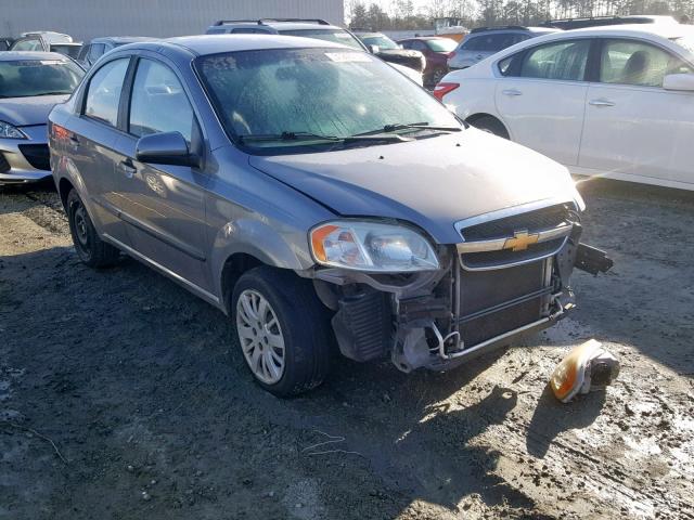 KL1TG5DE1AB045800 - 2010 CHEVROLET AVEO LT GRAY photo 1