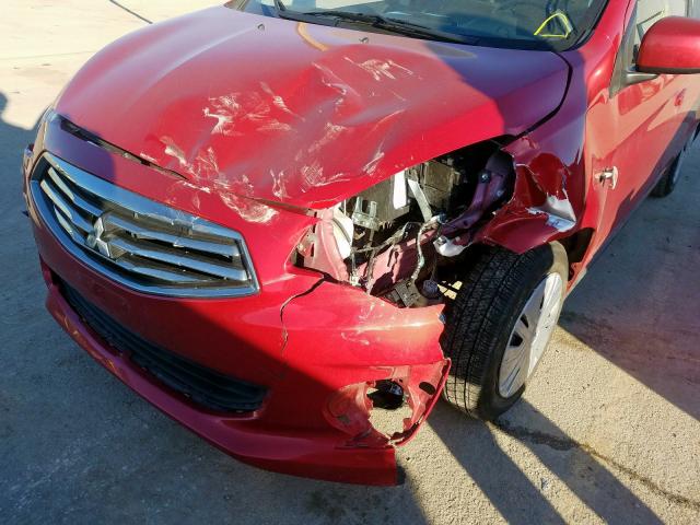 ML32F3FJ4KHF12346 - 2019 MITSUBISHI MIRAGE G4 ES  фото 9