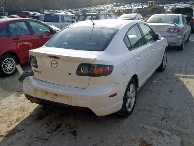 JM1BK123161500445 - 2006 MAZDA 3 S WHITE photo 4