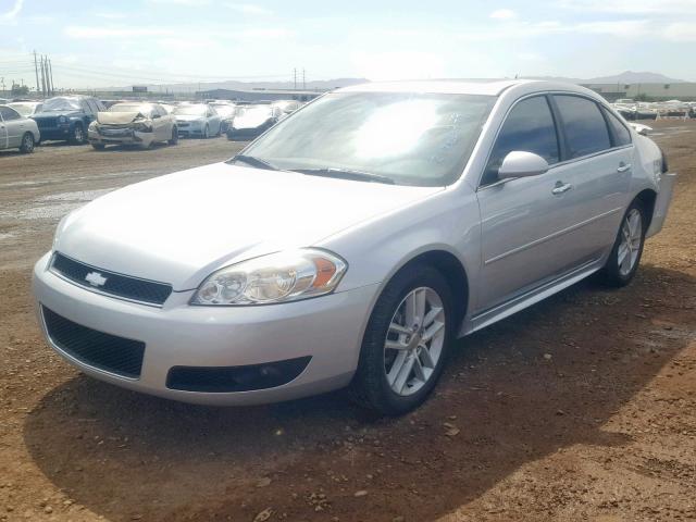 2G1WC5E33E1121482 - 2014 CHEVROLET IMPALA LIM SILVER photo 2