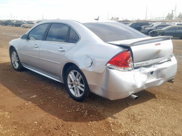 2G1WC5E33E1121482 - 2014 CHEVROLET IMPALA LIM SILVER photo 3